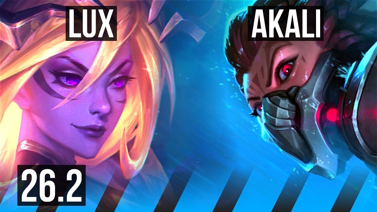 LUX vs AKALI (MID) | KR Diamond | 26.2