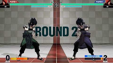 KOF XV | Iroi 💥 Iroi (mirror match) | Sasuke Uchiha (Naruto) mod | CPU vs CPU AI vs AI