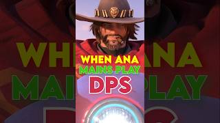When Ana mains play DPS #overwatch #gaming