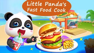 Little Panda's Fast Food Cook - Run Your Dream Fast Food Shop and Make Delicious Fast Food | BabyBus