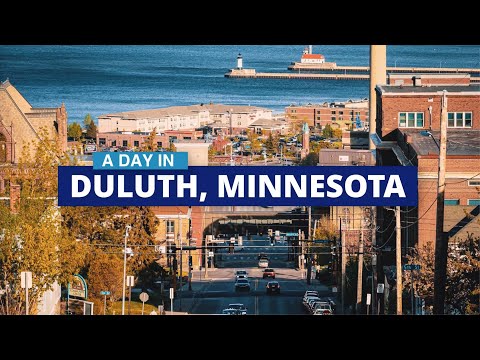 A day in Duluth, Minnesota : Lake Superior ( 4K HD )