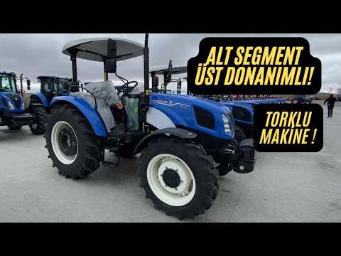 New Holland T4.75S İncelemesi | Alt Segment Üst Donanım ! 3 Silindirin Torklu Makinesi !