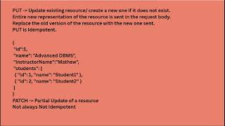 Learn HTTP Request Methods Get,Post,Put and Delete in Spring Boot
