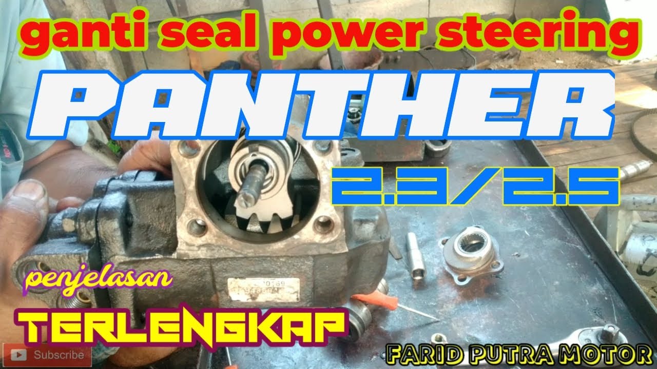 Cara memperbaiki power steering panther 2.3/2.5