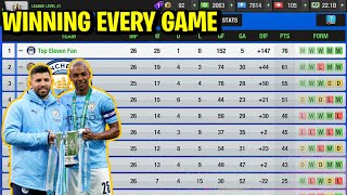 WINNING EVERY GAME IN LEAGUE | TOP ELEVEN 2023 screenshot 4