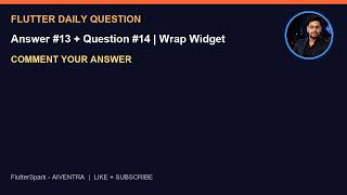 Answer #13 + Question #14 | Wrap Widget #Shorts