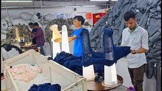 Sweater Production and Finishing Section in a Garments Industries