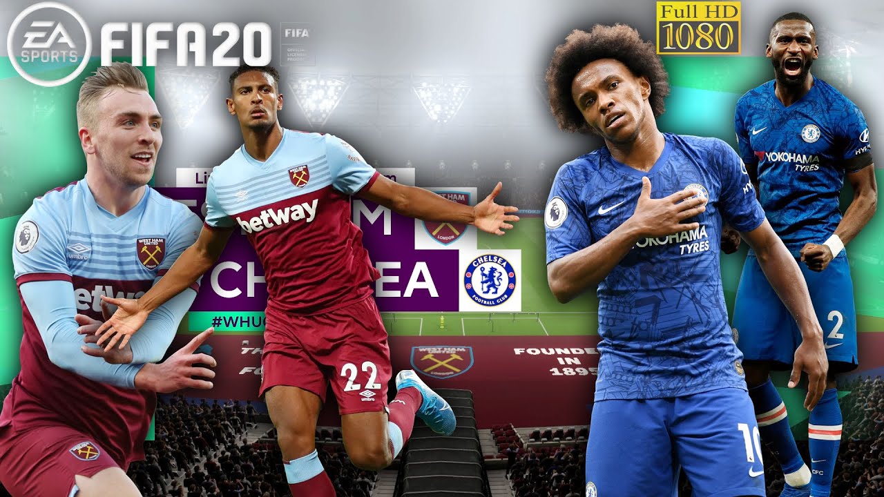 West Ham vs Chelsea | FIFA 20 | Gameplay - EPL - YouTube
