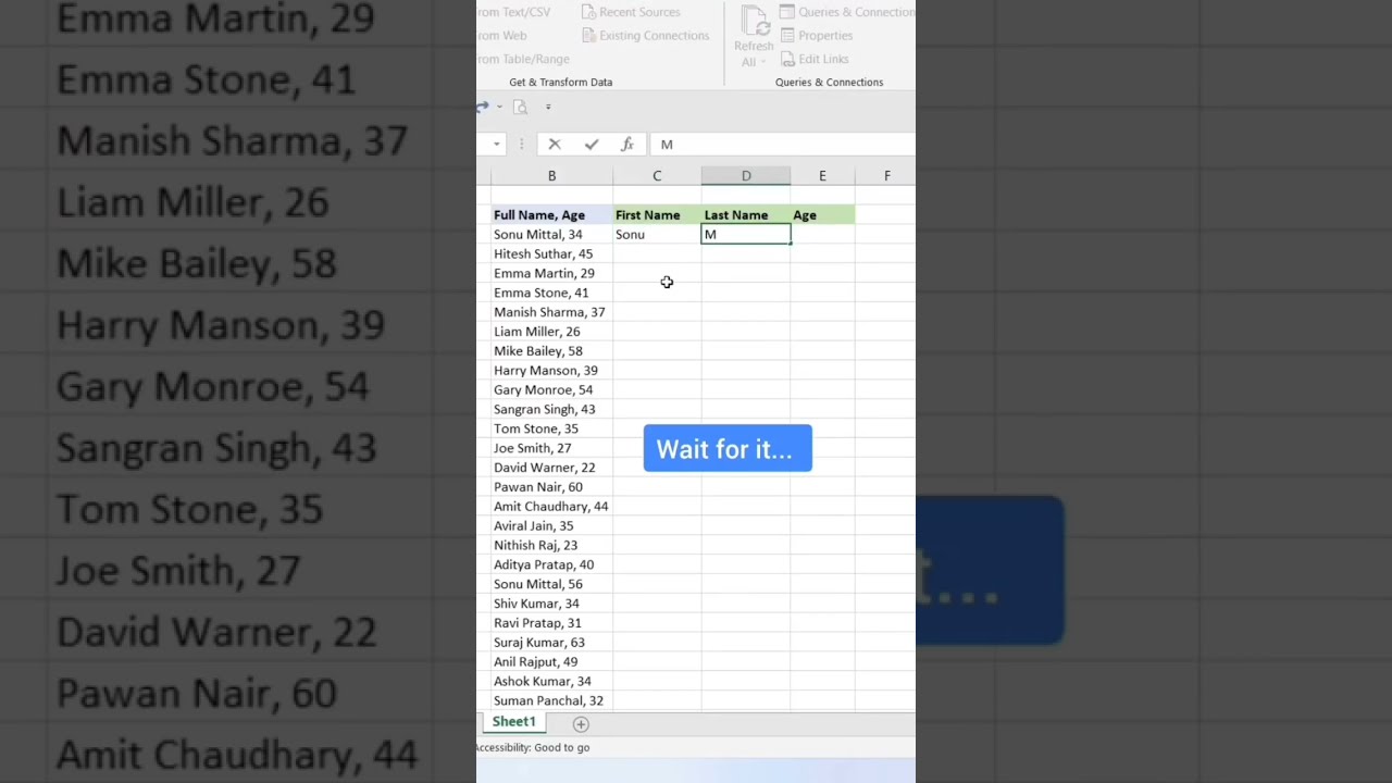 Flash Fill Excel Tips Trick Using Option In 