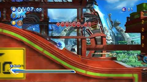 Sonic Generations Planet Wisp Act 2 speedrun 2:27.60