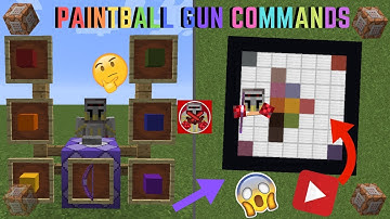 Command Block Tutorial #56: Paintball Gun Commands in Minecraft (1.14+)
