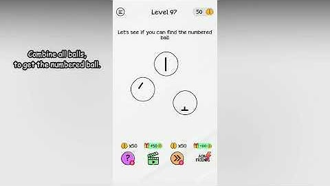 Braindom Level 97 Lets see if you can find the numbered ball
