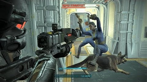 Fallout 4 - KILLING EVERYONE at Vault 81 with Dogmeat