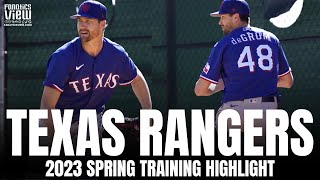 Jacob DeGrom Throws First Bullpen With Texas Rangers at 2023 Spring Training | Behind The Scenes