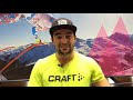 De haut en Bas : Matthieu Bailet et la descente de Bormio