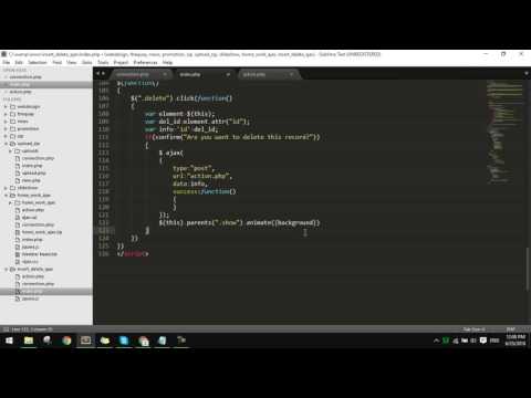 PHP & AJAX|