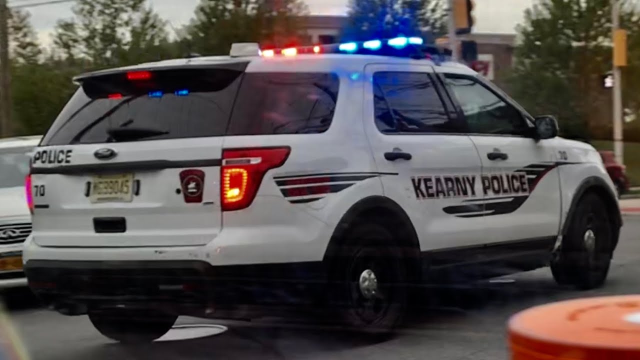 QUICK GLIMPSE OF A KEARNY POLICE DEPARTMENT INTERCEPTOR UTILITY