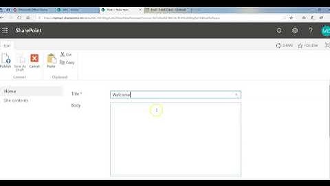 9  Create your first SharePoint Blog Site