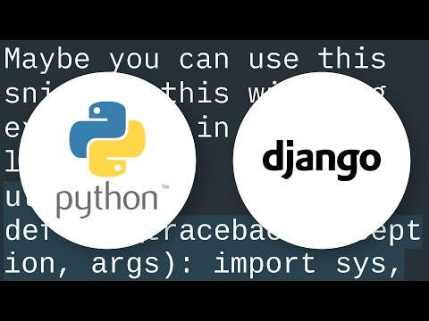 Django Unhandled Exception