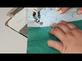 Let's make this beautiful scalloped pattern for kurti sleeves with embroidery thread and sequins