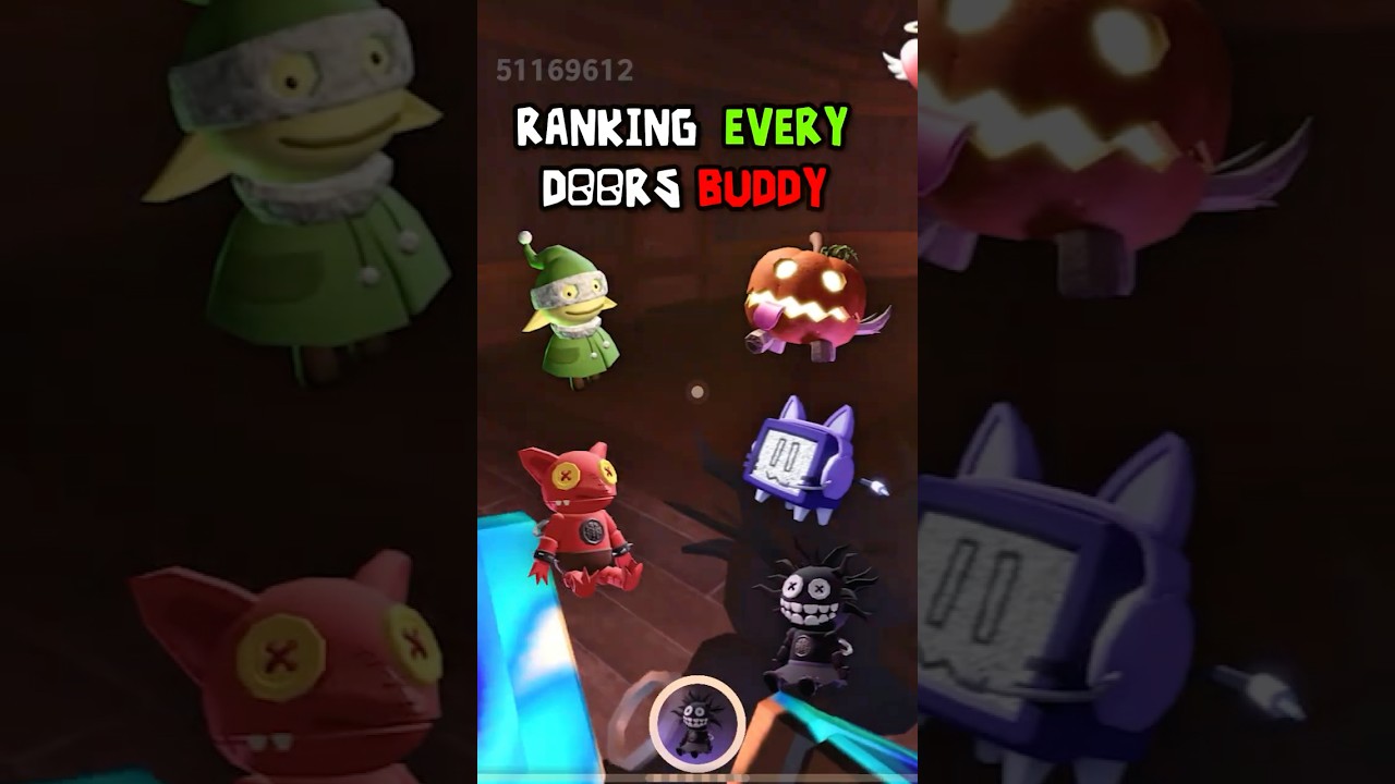 Ranking EVERY Buddy In Roblox DOORS! #robloxsdoors