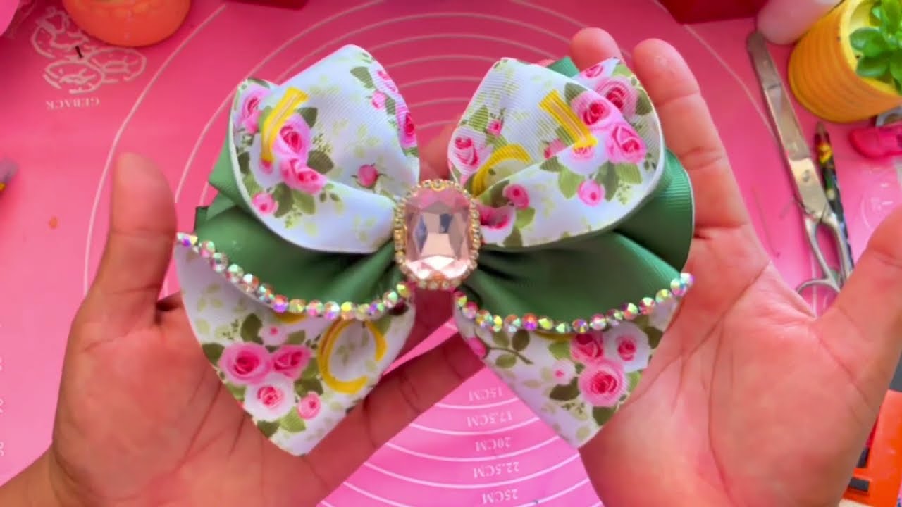 Moño Gucci - cinta de 7.5 cm - moños - bows - DIY - totorales