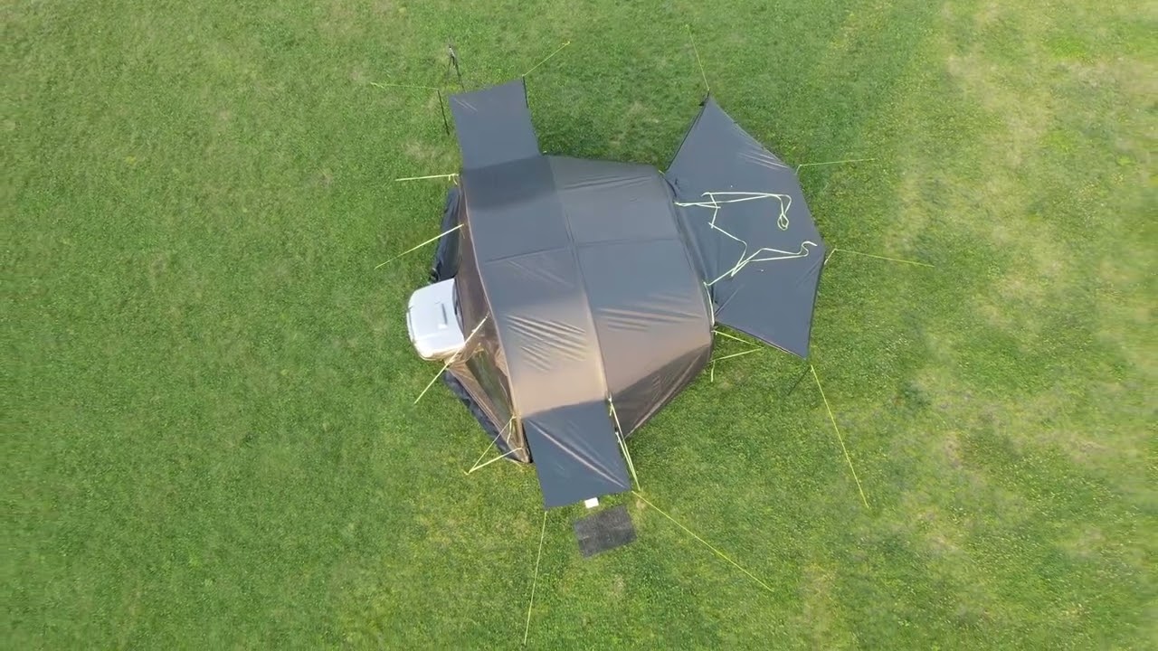 Magic fort captured from a drone's perspective