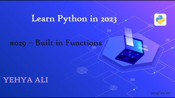 Learn Python in Arabic #29 | Built in Functions