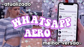 Whatsapp AERO atualizado 2021~ ultima versão com loja de temas + emoji de iPhone✨🌹 screenshot 4