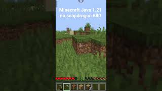 Minecraft Java 1.21 no snapdragon 680 Android 16 GSI #mysummercar #android #cristianoronaldo