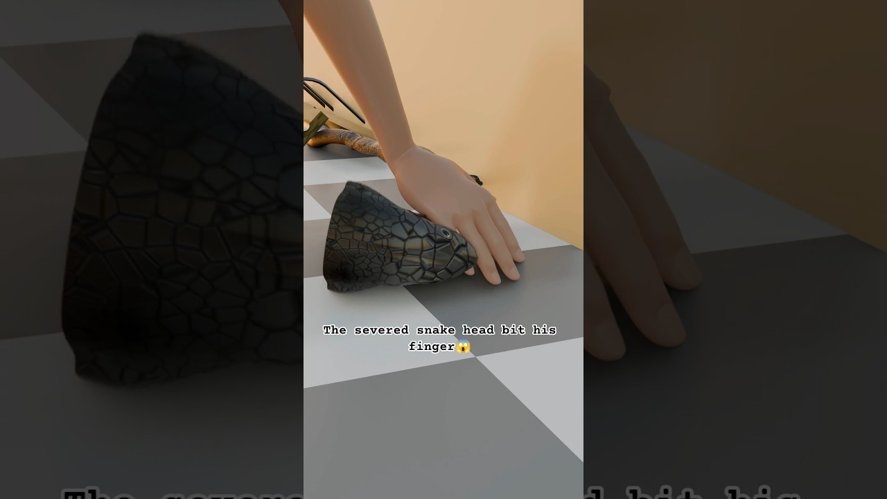 he was bitten by a severed snake head 🤯. sanp ke kate hue sir ne use kat liya😱