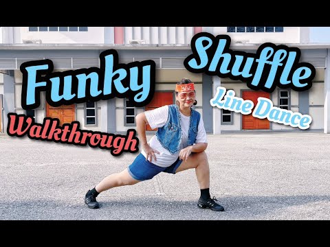 Funky Shuffle - Line Dance (Walkthrough) #LineDance - YouTube