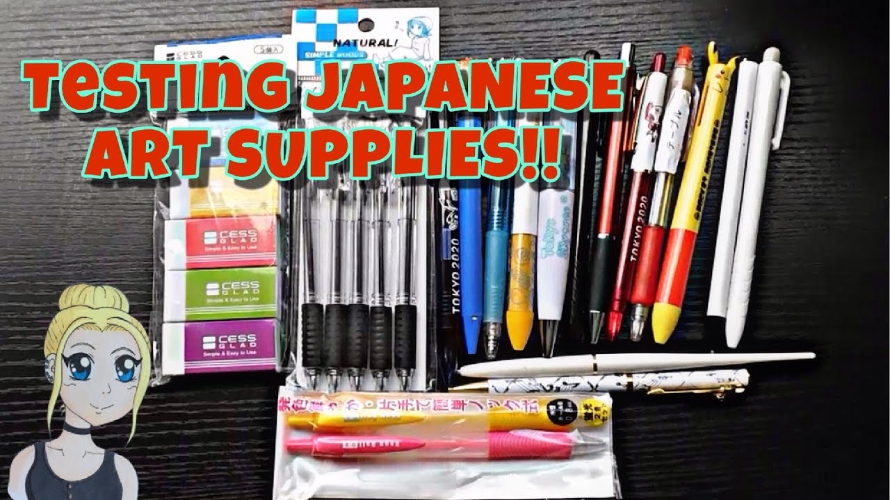 Trying JAPANESE ART SUPPLIES?? + trip details! 