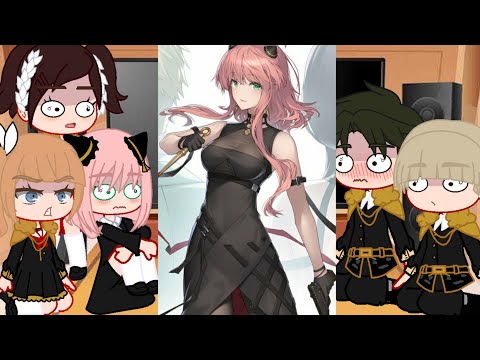 👒 Anya's classmates + Damian's FANGIRLS react to Anya x Damian,Gacha club,Spy x family,COMPILATION 👒