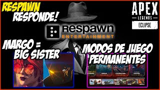 ¡Respawn responde! ¿Margo es la Big sister? ¿Modos de juego permanentes? | Apex Legends ECLIPSE