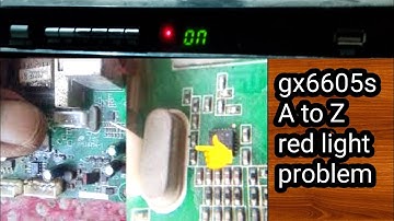 gx6605s-17030/hw203/f1f2 receiver red light tuner IC problem problem solution#gx6605#redlight#repair