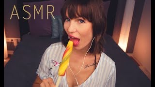 Asmr Ice Licking Sucking Eating Mouth Sounds Whispering - Deutschgerman