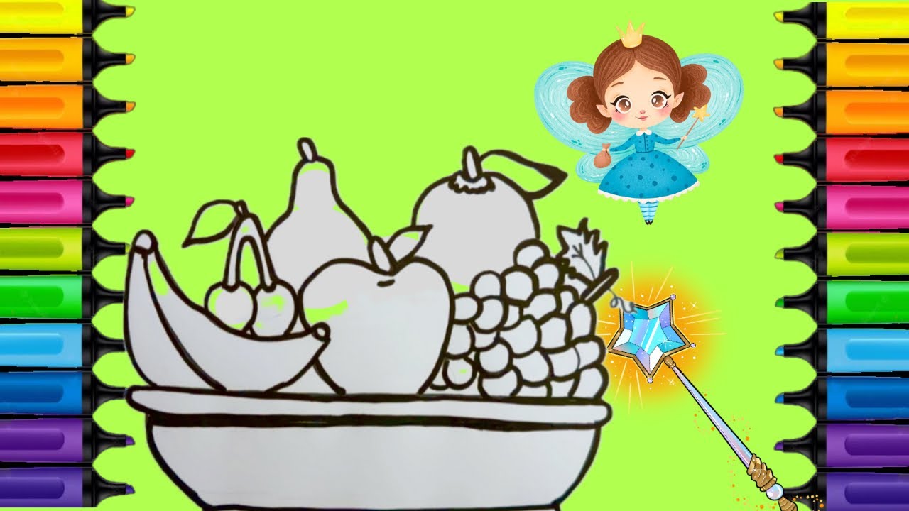 How To Draw And Colour A Fruit Basket draw drawing coloring YouTube how-to-draw-and-colour-a-fruit-basket-draw-drawing-coloring-youtube