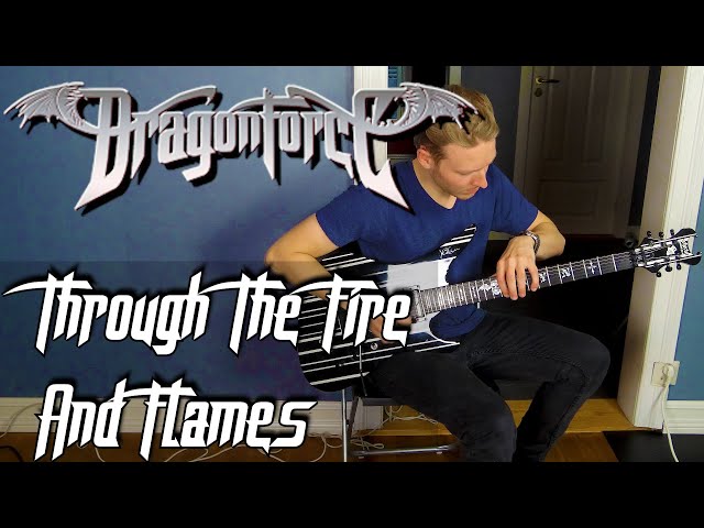 Through The Fire And Flames - Martin Ronning (Guitar Cover) class=