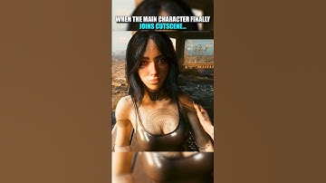 If the main character finally got screen time #shorts #cyberpunk