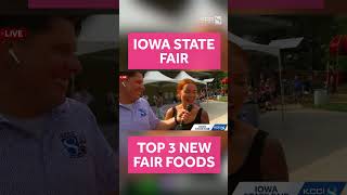 KCCI live at the Iowa State Fair trying Top 3 new fair foods