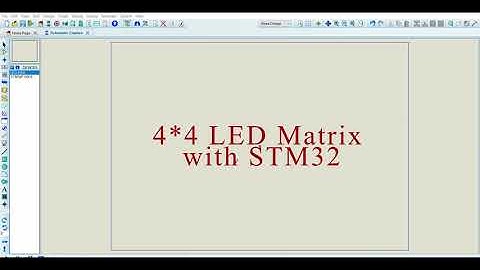 Interface 4*4 LED Matrix With STM32 Controller