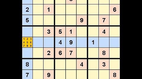 How to Solve Guardian Sudoku Expert 4499 August 10, 2019