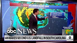 Hurricane Ian makes landfall in South Carolina