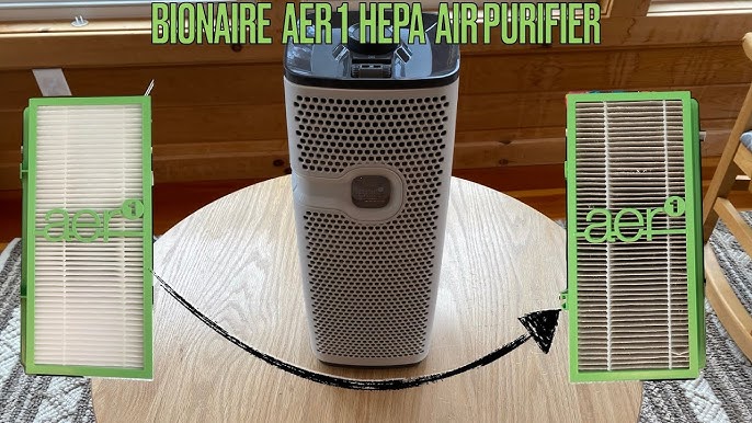 Bionaire HEPA filter replacement comparison new vs old