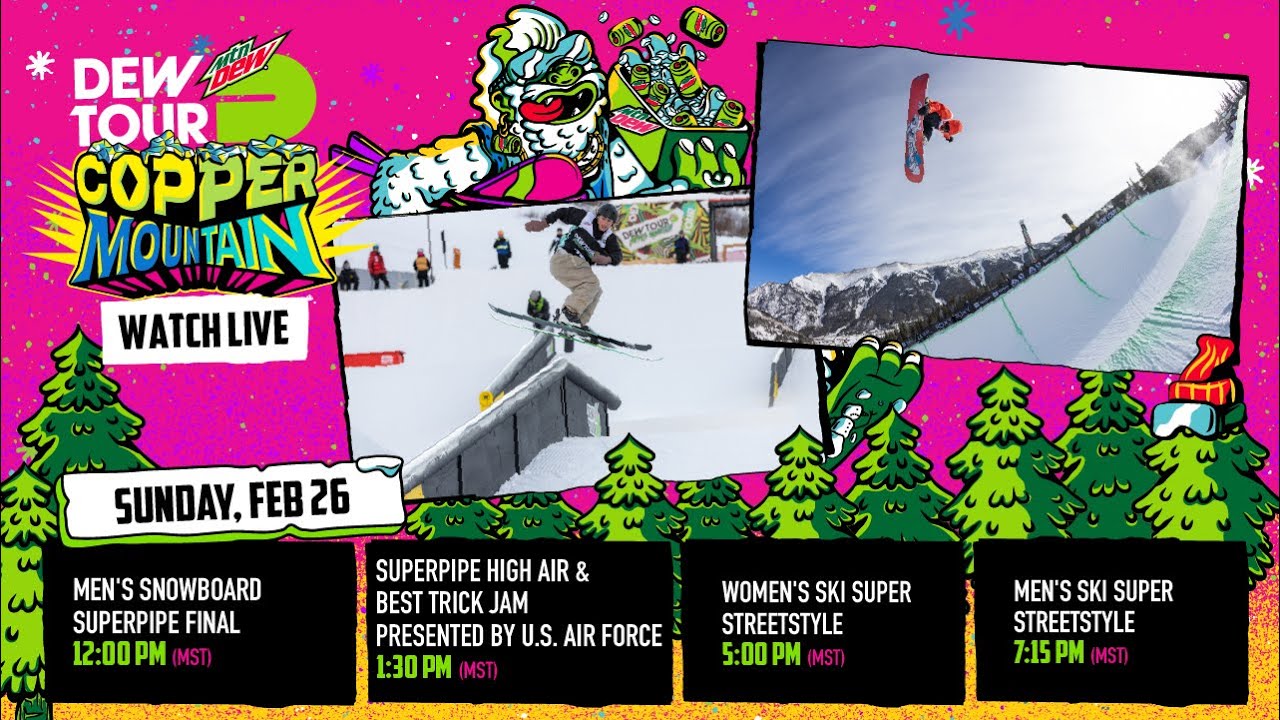 Ski Women and Snowboard Men Super Streetstyle Qualifier and Final | Dew Tour Copper 2023