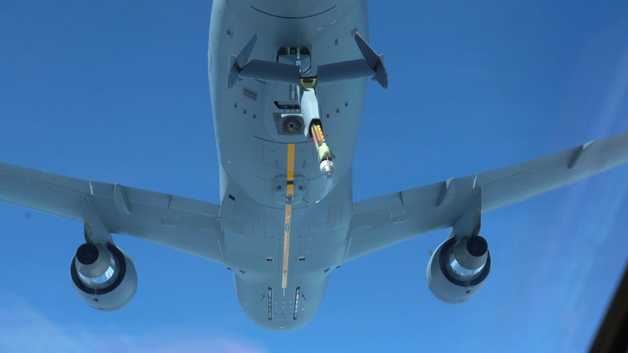 USAF KC-46A Pegasus refueling operations during Talisman Sabre 23