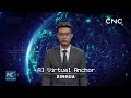 Jornal Chinês usa inteligencia artificial como apresentador
