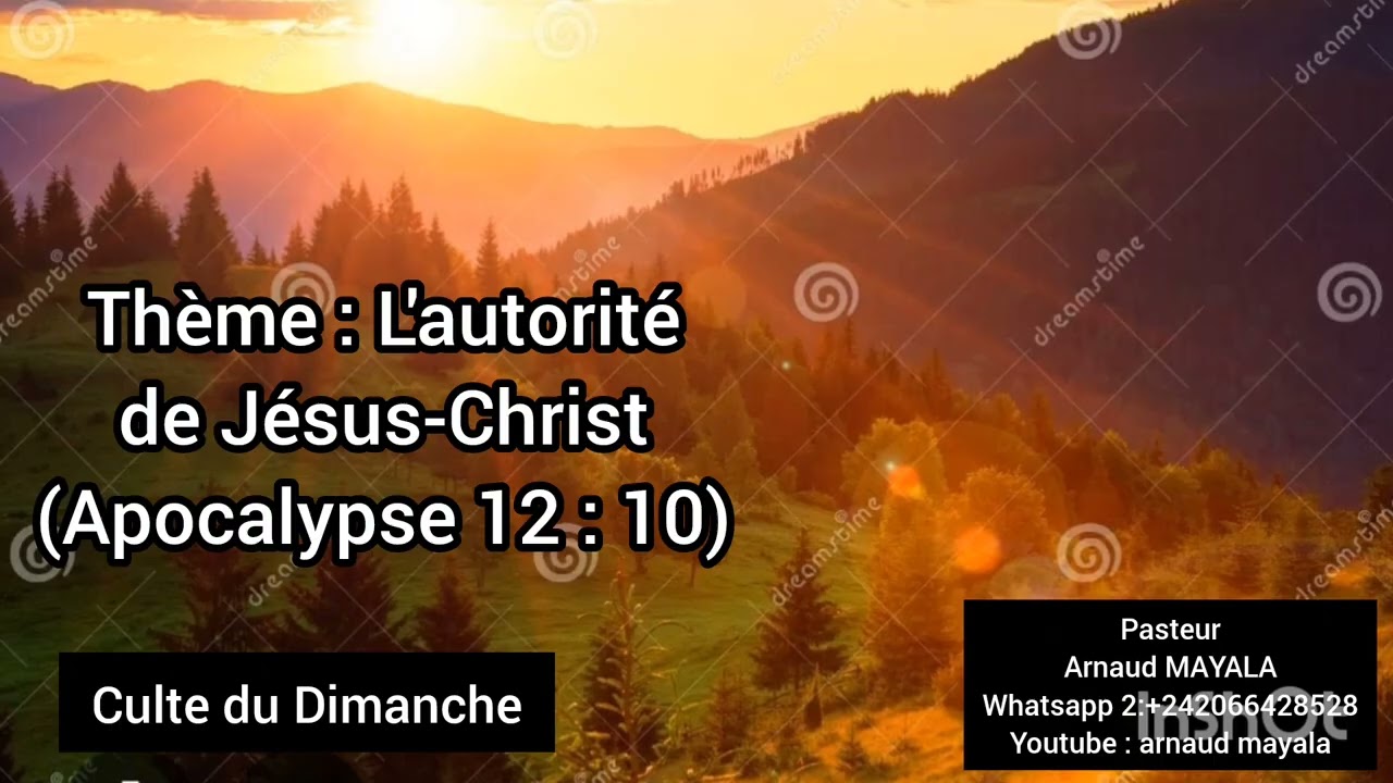 L'autorité de Jésus-Christ