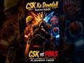 CSK VS PBKS - CSK At Its Worst💔